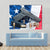 Gun & Bullets On American Flag Canvas Wall Art-1 Piece-Gallery Wrap-36" x 24"-Tiaracle