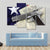 Gun With American Flag Canvas Wall Art-3 Horizontal-Gallery Wrap-37" x 24"-Tiaracle