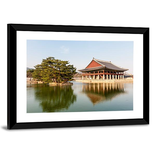Gyeongbokgung Palace Canvas Wall Art-5 Horizontal-Gallery Wrap-22" x 12"-Tiaracle