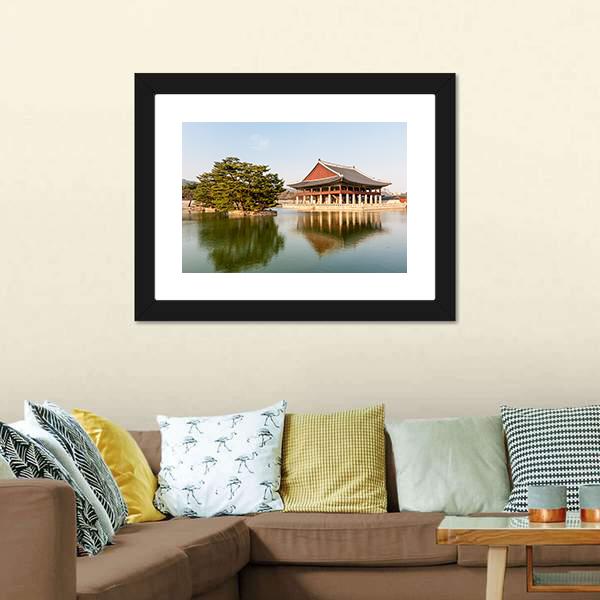 Gyeongbokgung Palace Canvas Wall Art-5 Horizontal-Gallery Wrap-22" x 12"-Tiaracle