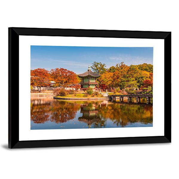 Gyeongbokgung Palace In Seoul Canvas Wall Art-5 Horizontal-Gallery Wrap-22" x 12"-Tiaracle