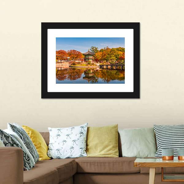 Gyeongbokgung Palace In Seoul Canvas Wall Art-5 Horizontal-Gallery Wrap-22" x 12"-Tiaracle