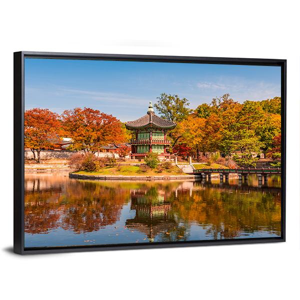 Gyeongbokgung Palace In Seoul Canvas Wall Art-5 Horizontal-Gallery Wrap-22" x 12"-Tiaracle