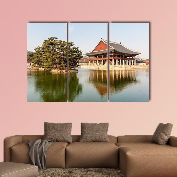 Gyeongbokgung Palace Canvas Wall Art-3 Horizontal-Gallery Wrap-37" x 24"-Tiaracle