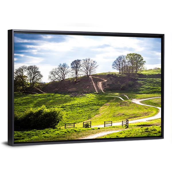 Hadleigh Park In UK Canvas Wall Art-3 Horizontal-Gallery Wrap-25" x 16"-Tiaracle