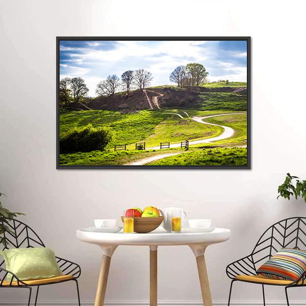 Hadleigh Park In UK Canvas Wall Art-3 Horizontal-Gallery Wrap-25" x 16"-Tiaracle