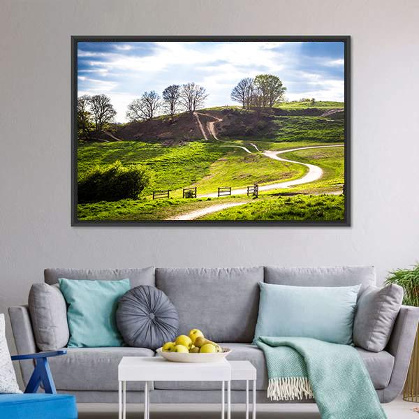 Hadleigh Park In UK Canvas Wall Art-3 Horizontal-Gallery Wrap-25" x 16"-Tiaracle