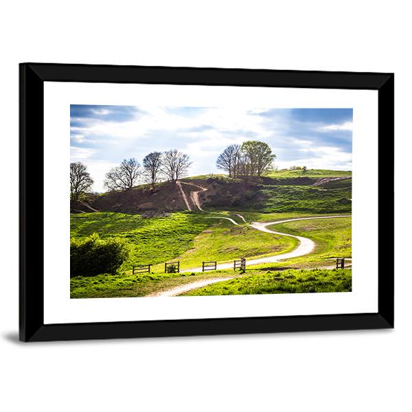Hadleigh Park In UK Canvas Wall Art-3 Horizontal-Gallery Wrap-25" x 16"-Tiaracle
