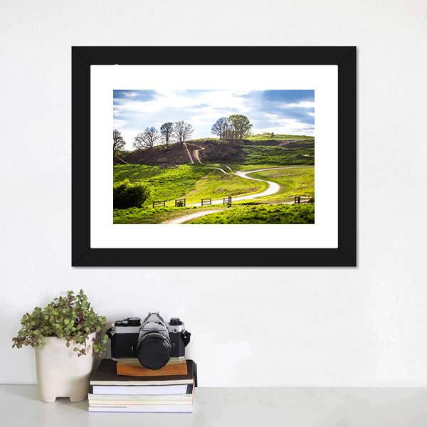 Hadleigh Park In UK Canvas Wall Art-1 Piece-Framed Print-20" x 16"-Tiaracle