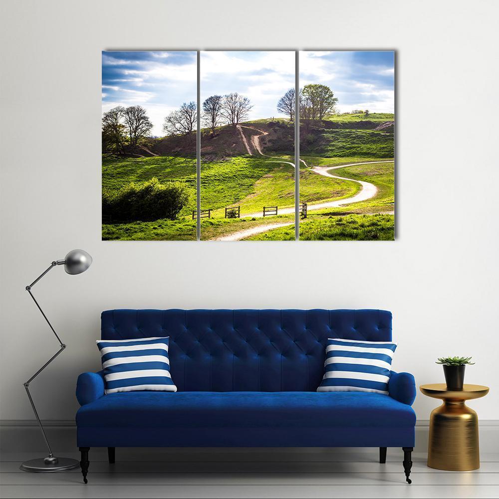Hadleigh Park In UK Canvas Wall Art-3 Horizontal-Gallery Wrap-37" x 24"-Tiaracle