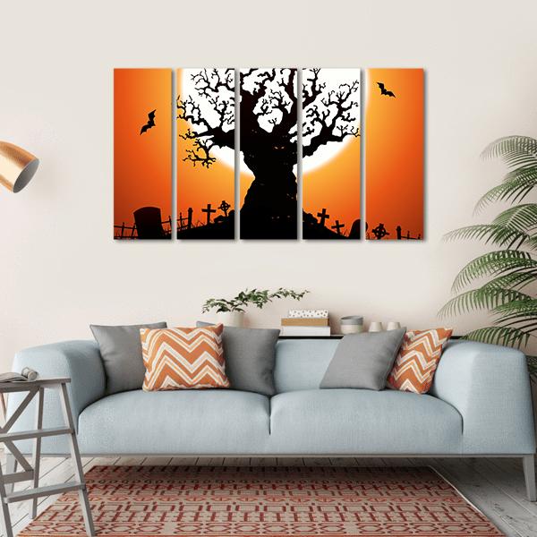 Halloween Concept Canvas Wall Art-5 Horizontal-Gallery Wrap-22" x 12"-Tiaracle