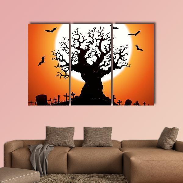 Halloween Concept Canvas Wall Art-3 Horizontal-Gallery Wrap-37&quot; x 24&quot;-Tiaracle