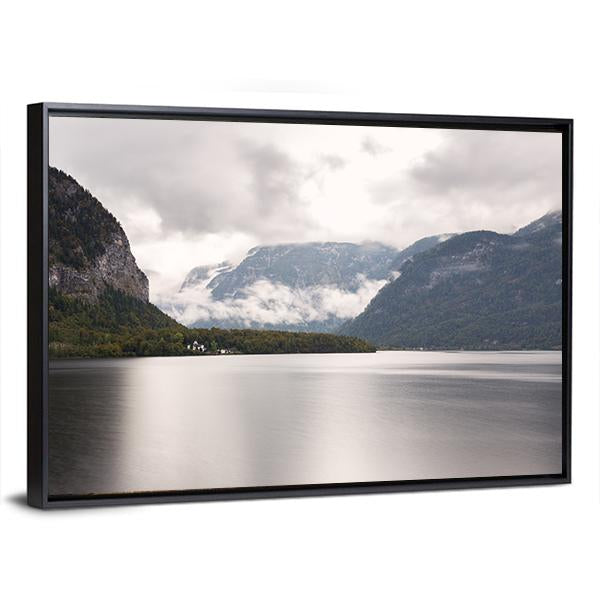 Hallstatter See Mountain Lake Canvas Wall Art-3 Horizontal-Gallery Wrap-25" x 16"-Tiaracle