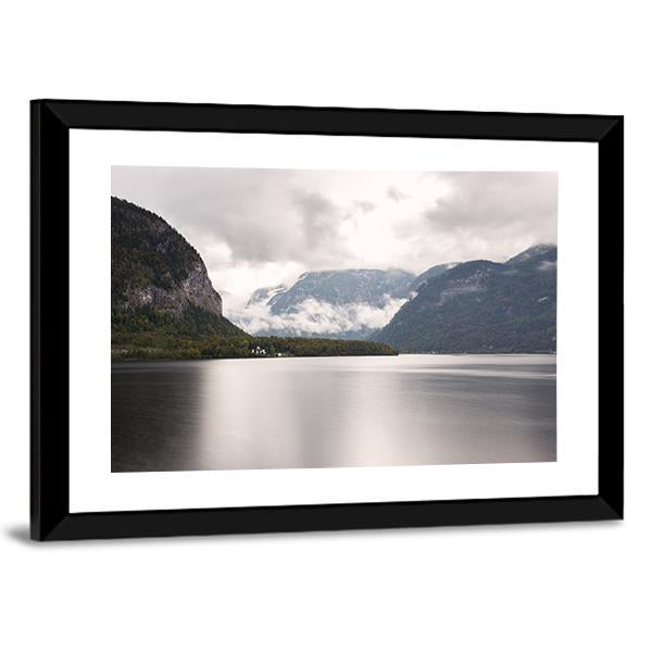 Hallstatter See Mountain Lake Canvas Wall Art-3 Horizontal-Gallery Wrap-25" x 16"-Tiaracle