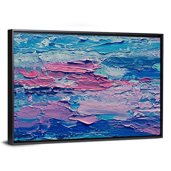 Hand Drawn Oil Painting Canvas Wall Art-3 Horizontal-Gallery Wrap-25" x 16"-Tiaracle