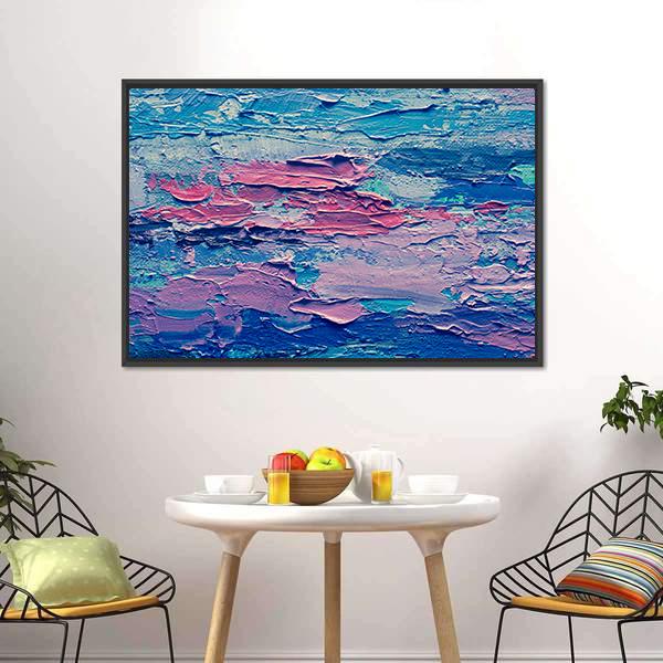Hand Drawn Oil Painting Canvas Wall Art-3 Horizontal-Gallery Wrap-25" x 16"-Tiaracle