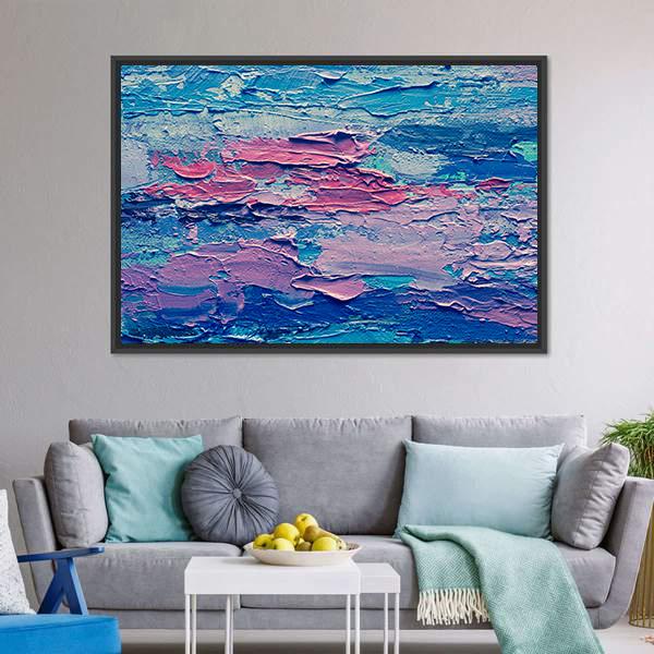 Hand Drawn Oil Painting Canvas Wall Art-3 Horizontal-Gallery Wrap-25" x 16"-Tiaracle