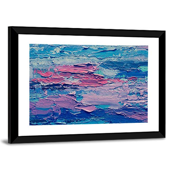 Hand Drawn Oil Painting Canvas Wall Art-3 Horizontal-Gallery Wrap-25" x 16"-Tiaracle