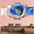 Hand Holding Planet Earth Canvas Wall Art-5 Star-Gallery Wrap-62" x 32"-Tiaracle