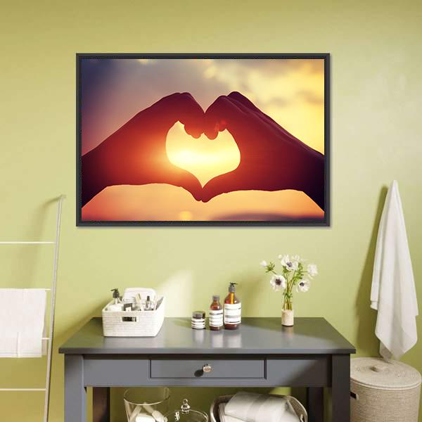 ECG Of Human Heart Canvas Wall Art - Tiaracle