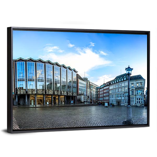 Hanseatic City Germany Canvas Wall Art-3 Horizontal-Gallery Wrap-25" x 16"-Tiaracle