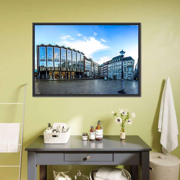 Hanseatic City Germany Canvas Wall Art-1 Piece-Floating Frame-24" x 16"-Tiaracle
