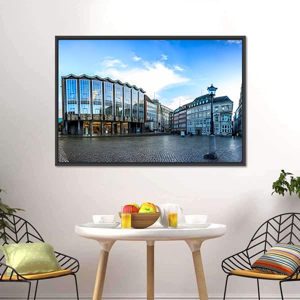 Hanseatic City Germany Canvas Wall Art-3 Horizontal-Gallery Wrap-25" x 16"-Tiaracle