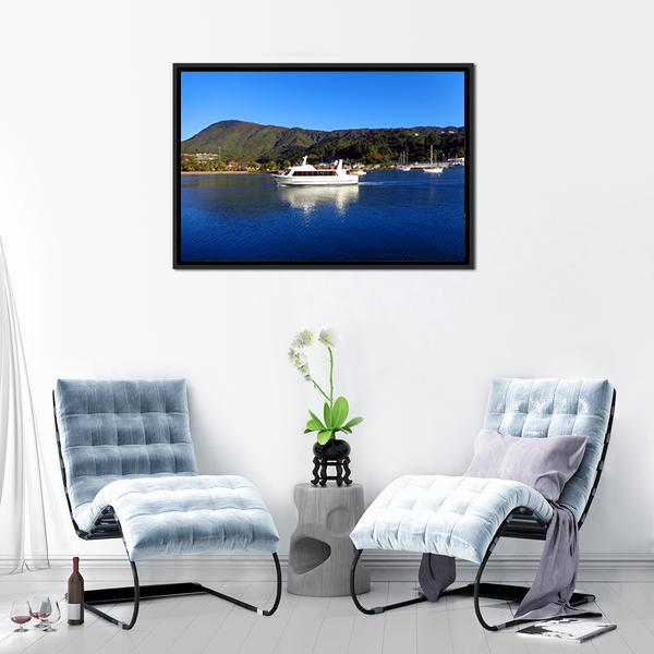 Harbor Of Picton New Zealand Canvas Wall Art-5 Horizontal-Gallery Wrap-22" x 12"-Tiaracle