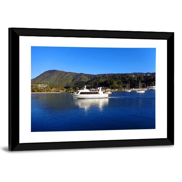 Harbor Of Picton New Zealand Canvas Wall Art-5 Horizontal-Gallery Wrap-22" x 12"-Tiaracle