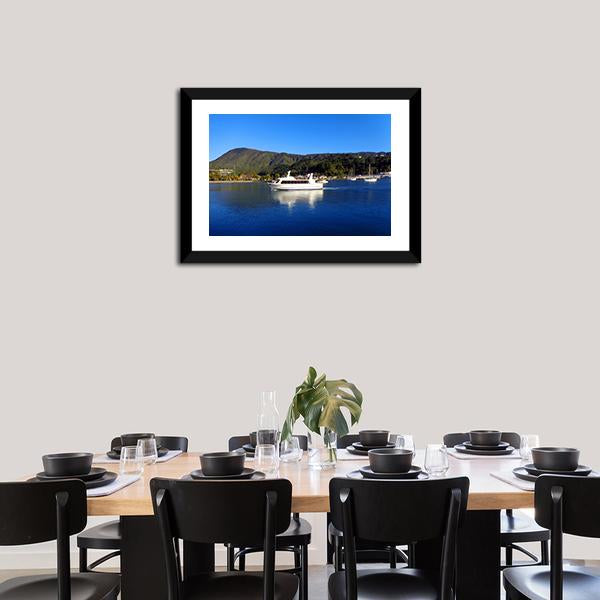 Harbor Of Picton New Zealand Canvas Wall Art-5 Horizontal-Gallery Wrap-22" x 12"-Tiaracle