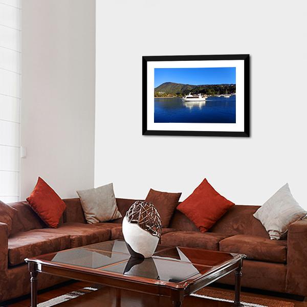 Harbor Of Picton New Zealand Canvas Wall Art-3 Horizontal-Gallery Wrap-25" x 16"-Tiaracle