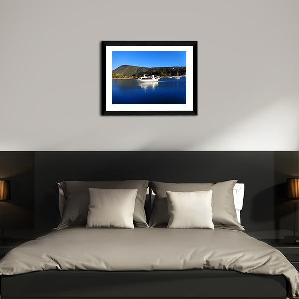 Harbor Of Picton New Zealand Canvas Wall Art-3 Horizontal-Gallery Wrap-25" x 16"-Tiaracle