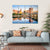 Hartford City Skyline Canvas Wall Art-4 Horizontal-Gallery Wrap-34" x 24"-Tiaracle