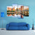 Hartford City Skyline Canvas Wall Art-4 Pop-Gallery Wrap-50" x 32"-Tiaracle