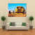 Harvest Machine In Fields Canvas Wall Art-1 Piece-Gallery Wrap-36" x 24"-Tiaracle