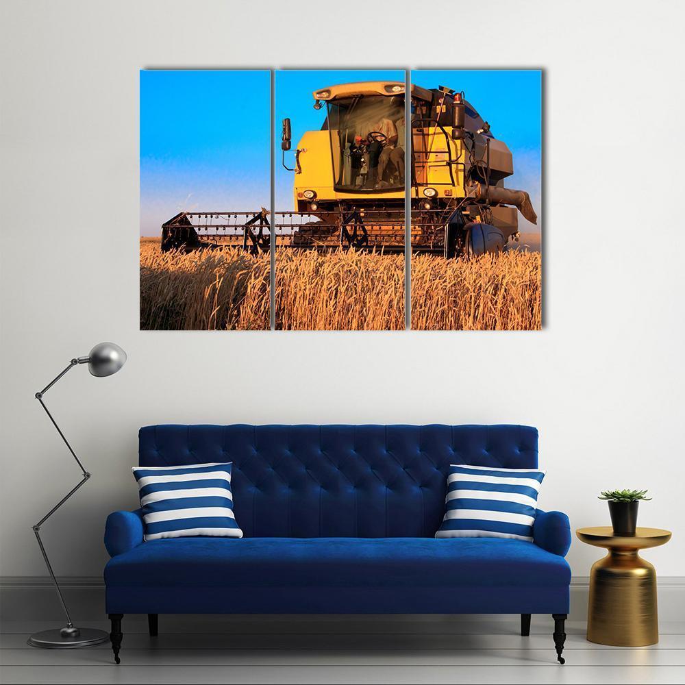 Harvest Time Canvas Wall Art-3 Horizontal-Gallery Wrap-37" x 24"-Tiaracle