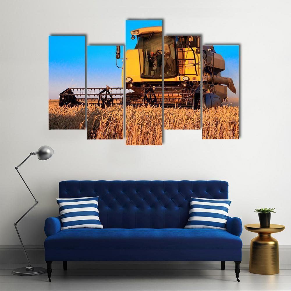 Harvest Time Canvas Wall Art-5 Pop-Gallery Wrap-47" x 32"-Tiaracle