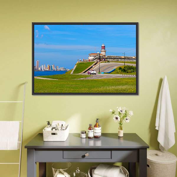 Havana The Capital Of Cuba Canvas Wall Art-1 Piece-Floating Frame-24" x 16"-Tiaracle