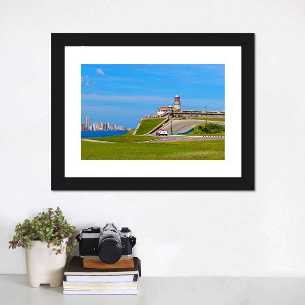 Havana The Capital Of Cuba Canvas Wall Art-1 Piece-Framed Print-20" x 16"-Tiaracle