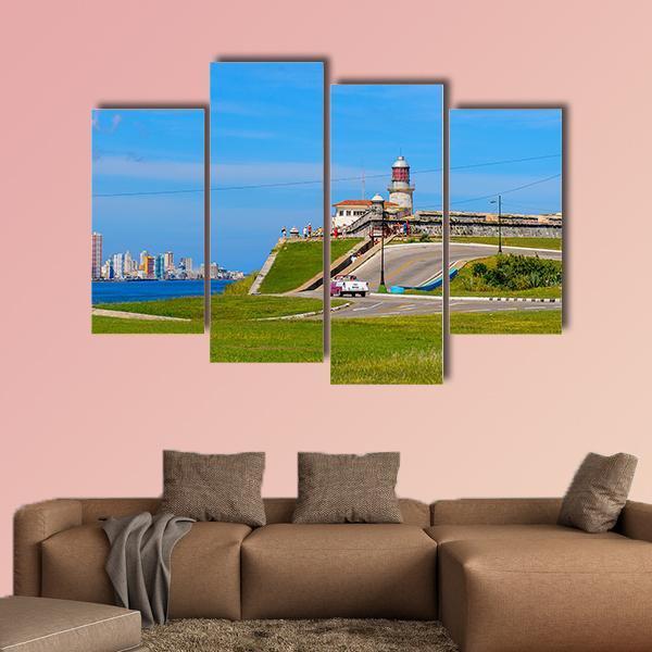 Havana The Capital Of Cuba Canvas Wall Art-4 Pop-Gallery Wrap-50" x 32"-Tiaracle