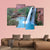 Havasu Falls In Arizona Canvas Wall Art-5 Pop-Gallery Wrap-47" x 32"-Tiaracle