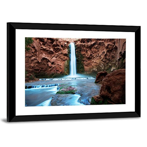 Havasu Falls Canvas Wall Art-5 Horizontal-Gallery Wrap-22" x 12"-Tiaracle