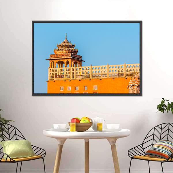 Hawa Mahal Jaipur Canvas Wall Art-3 Horizontal-Gallery Wrap-25" x 16"-Tiaracle
