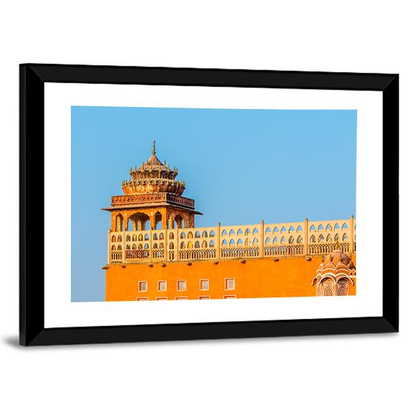 Hawa Mahal Jaipur Canvas Wall Art-3 Horizontal-Gallery Wrap-25" x 16"-Tiaracle
