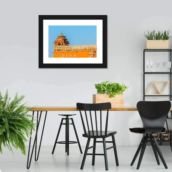 Hawa Mahal Jaipur Canvas Wall Art-3 Horizontal-Gallery Wrap-25" x 16"-Tiaracle