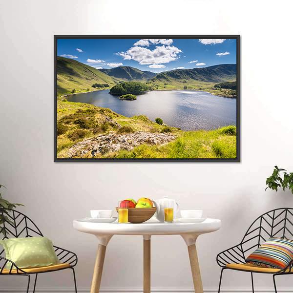 Haweswater From Whiteacre Crag Canvas Wall Art-3 Horizontal-Gallery Wrap-25" x 16"-Tiaracle