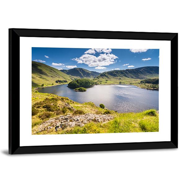 Haweswater From Whiteacre Crag Canvas Wall Art-3 Horizontal-Gallery Wrap-25" x 16"-Tiaracle