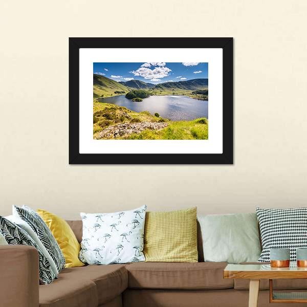 Haweswater From Whiteacre Crag Canvas Wall Art-3 Horizontal-Gallery Wrap-25" x 16"-Tiaracle
