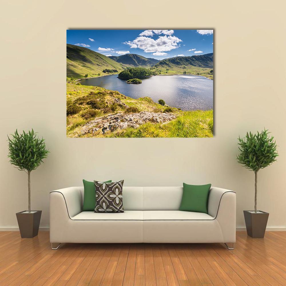 Haweswater From Whiteacre Crag Canvas Wall Art-1 Piece-Gallery Wrap-48" x 32"-Tiaracle