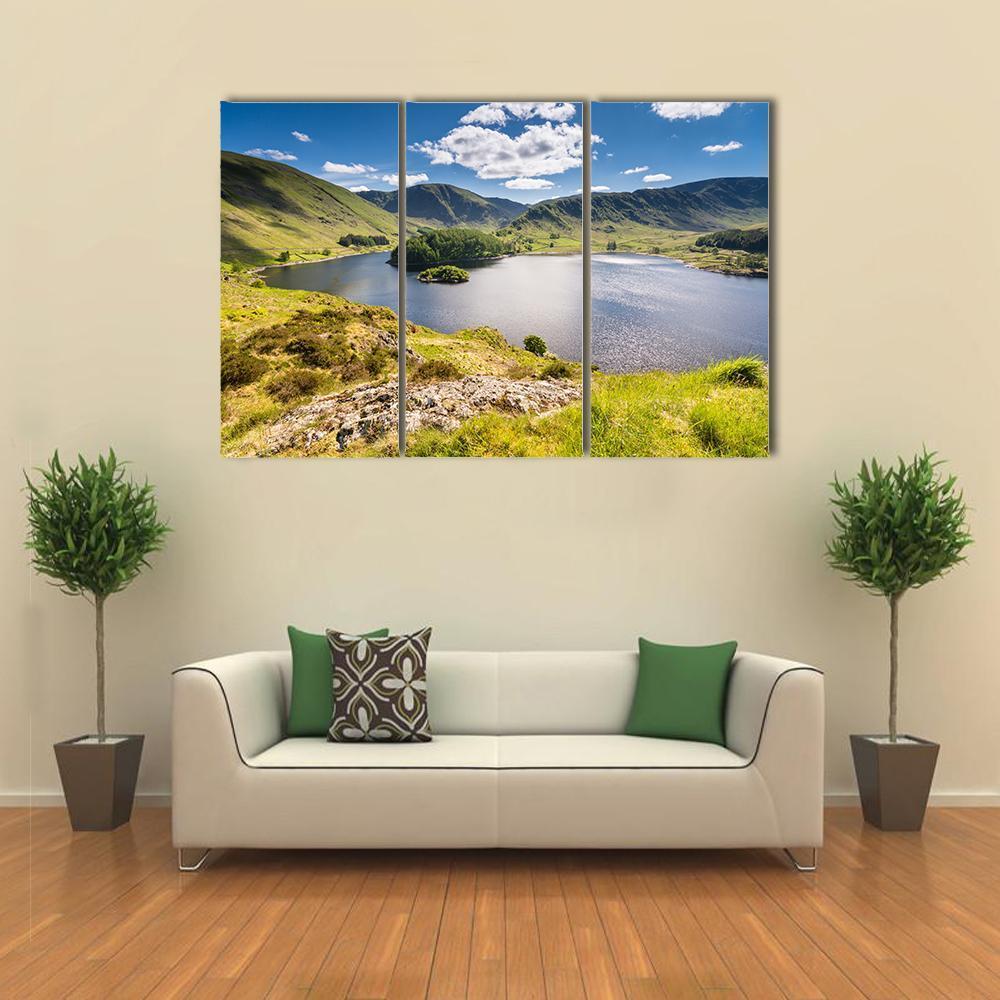 Haweswater From Whiteacre Crag Canvas Wall Art-3 Horizontal-Gallery Wrap-37" x 24"-Tiaracle
